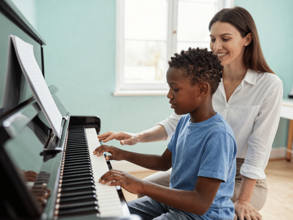 One-on-one private music lesson at Melody Magic