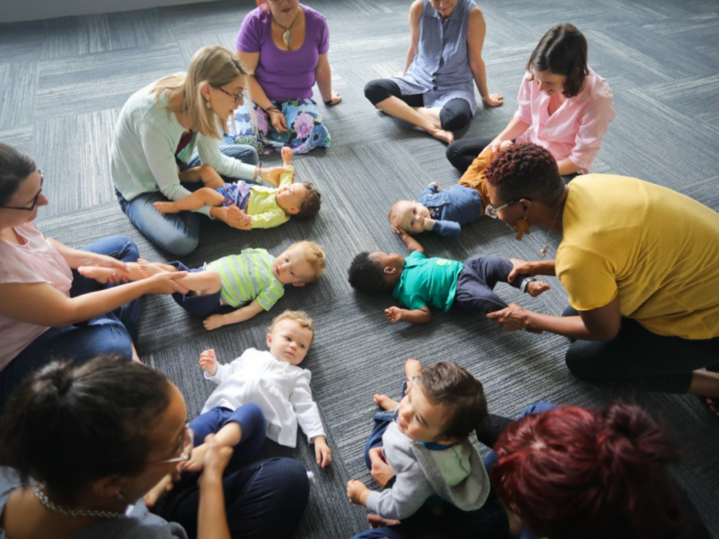 Kindermusik Foundations class for babies (0–14 months) at Melody Magic Music Studio